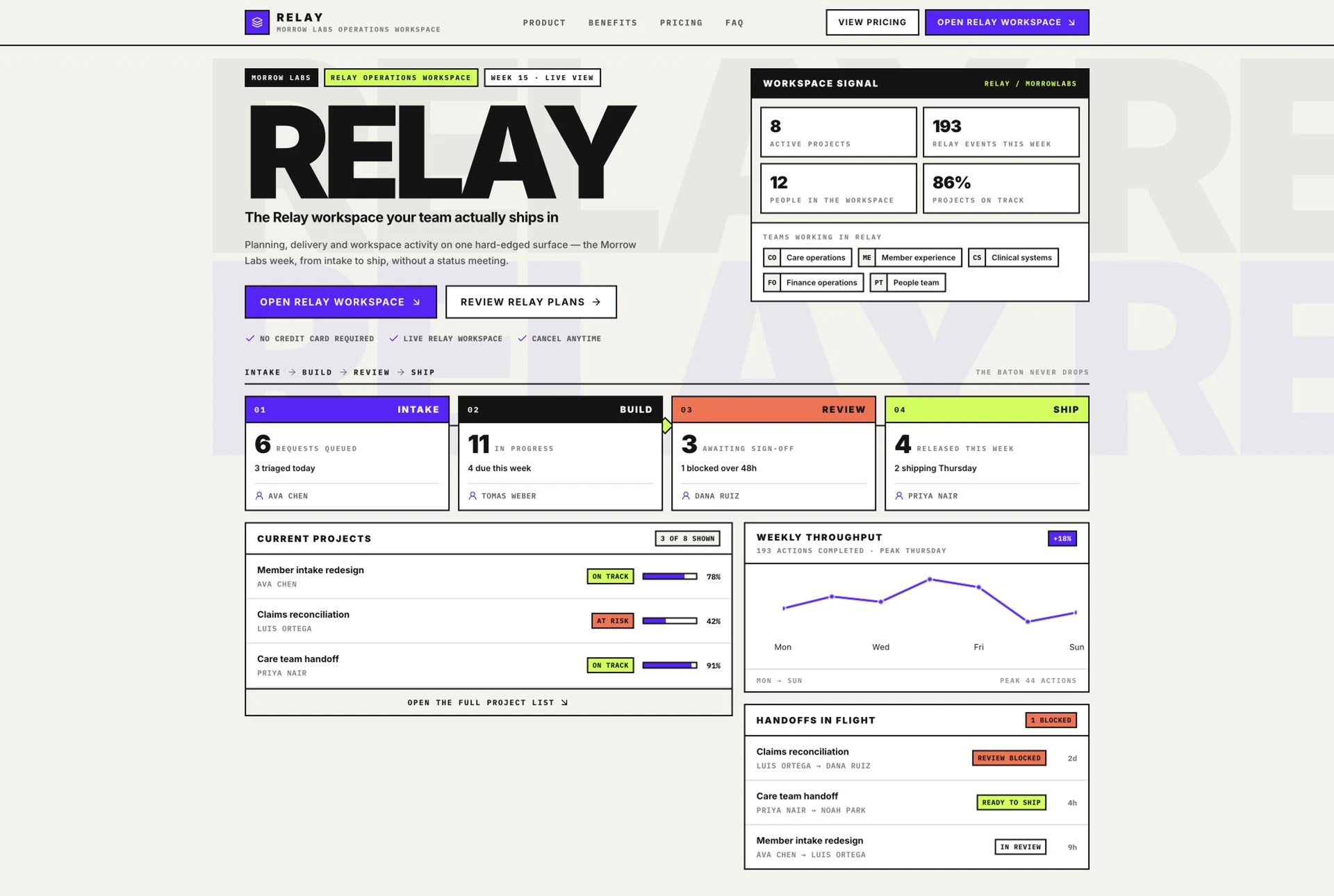 SaaS Starter template interface showing product-focused SaaS landing experience, interactive seeded product preview
